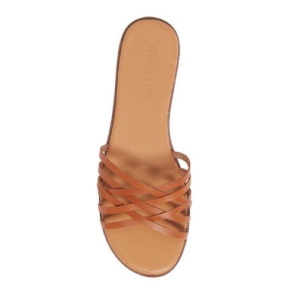 MOVING SALE | Madewell Tracie Crisscross Leather Slide Sandals, Women’s Size 9.5 - Picture 4 of 10